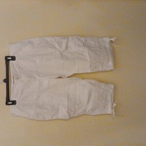 Banana Republic White Cargo Shorts